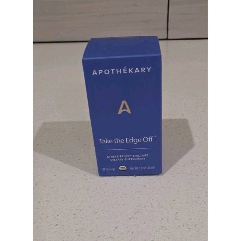 Authentic Apothékary Take The Edge Off Tincture Drops Full Size Unopened